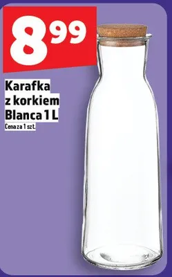Karafka z korkiem Blanca 1 L promocja w TOPAZ