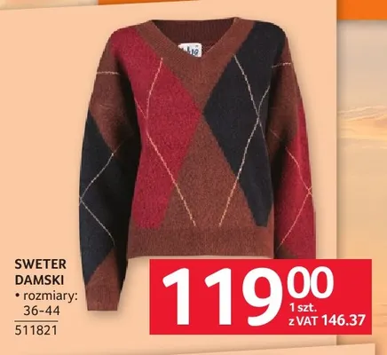 Sweter damski promocja w Selgros