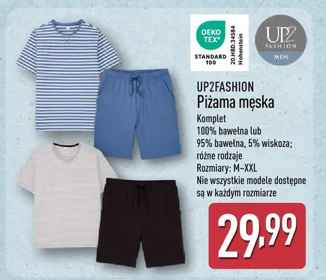 Piżama męska promocja w Aldi