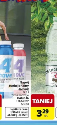 Napój funkcjonalny 4MOVE 0,5l promocja w Carrefour