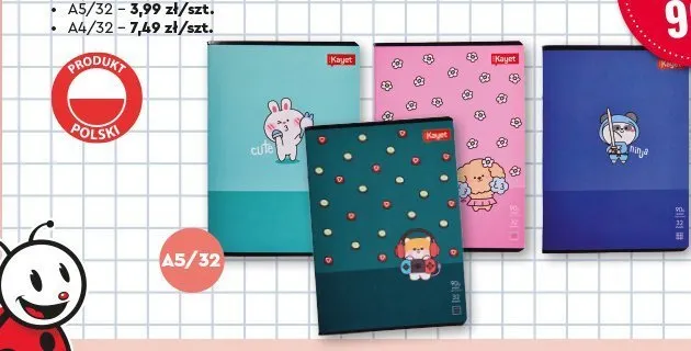 Zeszyt Kayet A5/32 promocja w Biedronka