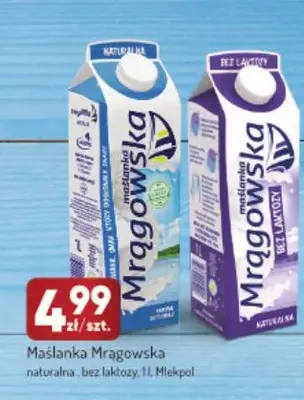 Maślanka Mrągowska bez laktozy promocja w Avita