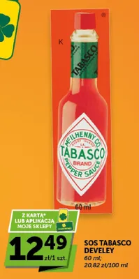 Sos Tabasco Develey promocja w Euro Sklep