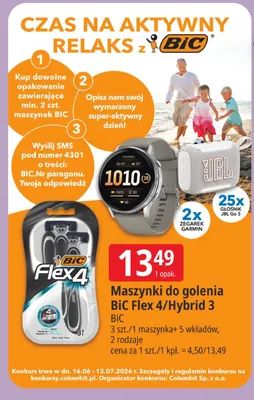 Maszynki do golenia BiC Flex 4 promocja w Leclerc
