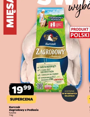 Kurczak tuszka promocja w Netto