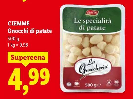 Gnocchi di patate promocja w Lidl