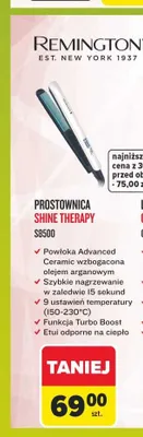 Prostownica Remington Shine Therapy S8500 promocja w Carrefour Market