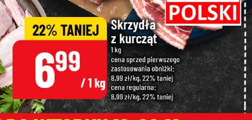 Skrzydła z kurcząt promocja w POLOmarket