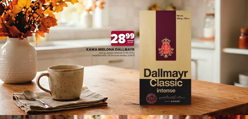 Kawa mielona Dallmayr Classic intense promocja w Stokrotka