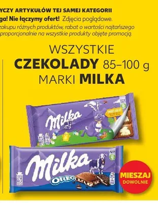 Wszystkie czekolady 85-100 g  promocja w Kaufland