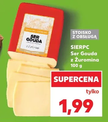 Ser Gouda z żurawina Sierpc promocja w Kaufland