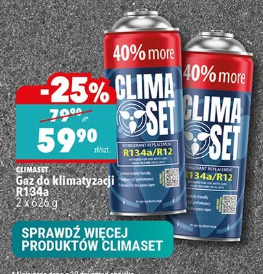 Gaz do klimatyzacji R134a 2 x 650 g promocja w Biedronka