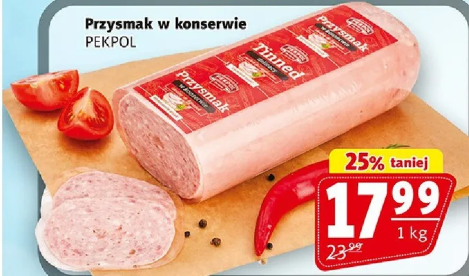 Przysmak w konserwie Pekpol promocja w Prim Market