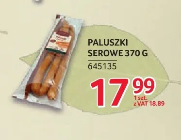 Paluszki serowe Zielińscy promocja w Selgros