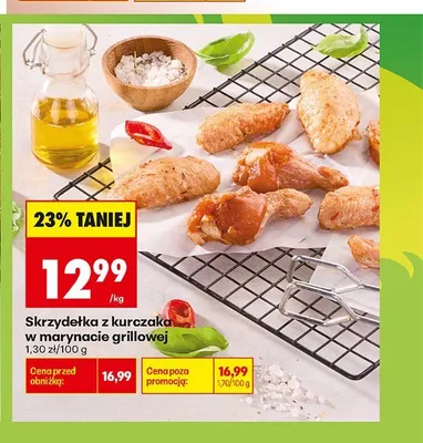 Skrzydełka z kurczaka w marynacie grillowej promocja w Biedronka