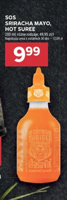 Sos Sriracha Mayo Hot Suree promocja w Stokrotka