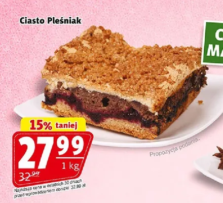Ciasto Pleśniak promocja w Prim Market