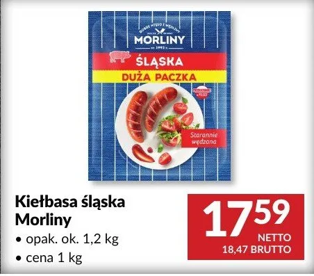 Kiełbasa śląska Morliny promocja w Makro