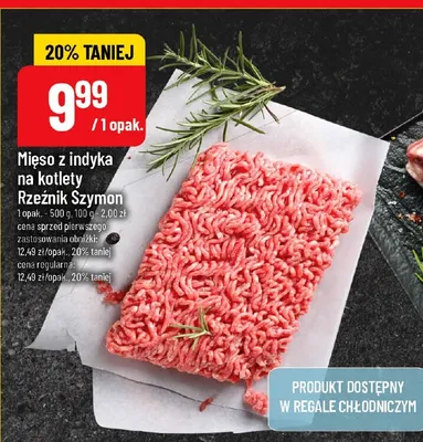 Mięso z indyka na kotlety Rzeźnik Szymon promocja w POLOmarket