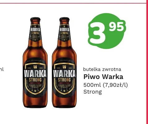 Piwo Warka Strong promocja w Limonka