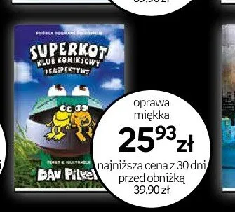 Książka Superkot Klub Komiksowy Perspektywy oprawa miękka promocja w Empik