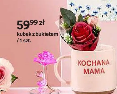 Kubek z bukietem kolekcja Dzień Mamy promocja w Empik