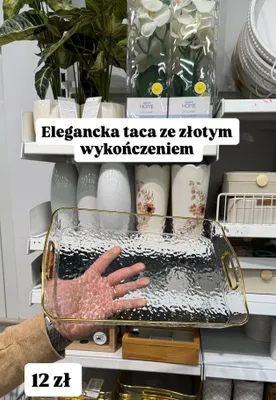 Taca ze złotym wykończeniem promocja w Pepco