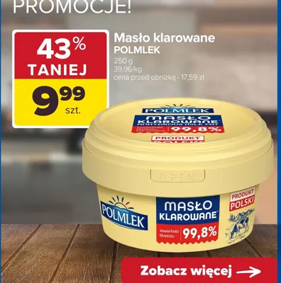 Masło klarowane promocja w Carrefour