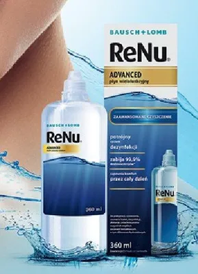 Płyn wielofunkcyjny ReNu Advanced Bausch+Lomb promocja w Hebe