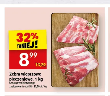 Żebra wieprzowe pieczeniowe promocja w Twój Market