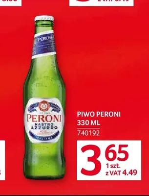 Piwo Peroni promocja w Selgros