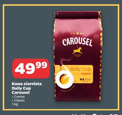 Kawa ziarnista Daily Cup Carousel Classic promocja w Netto
