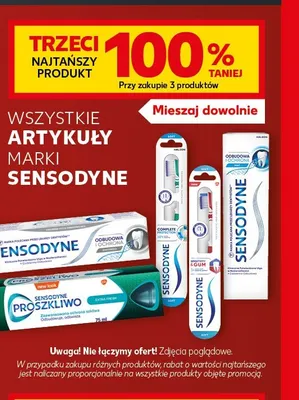 Szczoteczka do zębów Complete Protection Sensodyne promocja w Kaufland