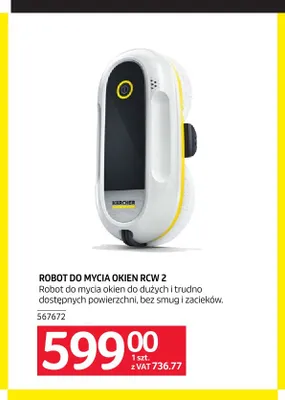 Robot do mycia okien Kärcher Rcw 2 promocja w Selgros