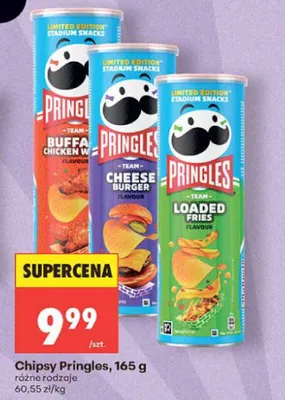 Chipsy Pringles Cheese Burger promocja w Biedronka