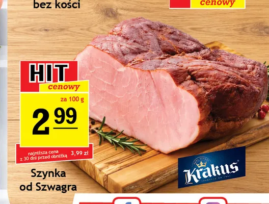 Szynka od Szwagra Krakus promocja w Gram Market