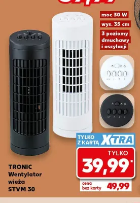 Wentylator wieża TRONIC STVM 30 promocja w Kaufland