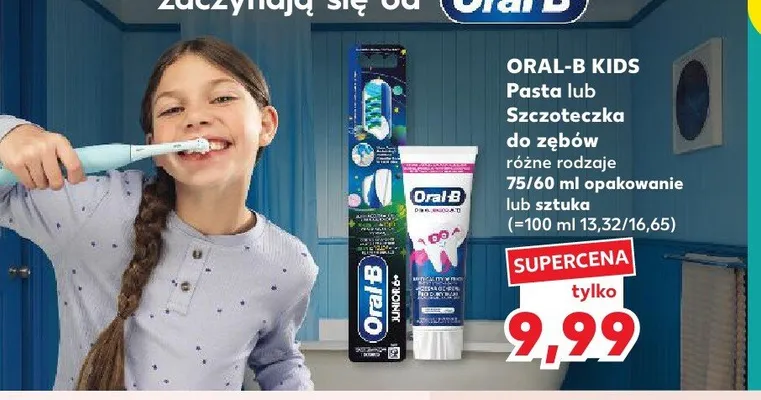 Szczoteczka do zębów Oral-B Kids promocja w Kaufland