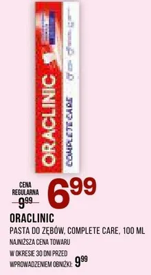 Pasta do zębów Complete Care promocja w Drogerie Natura