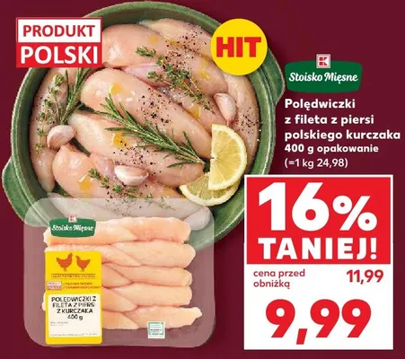 Polędwiczki z fileta z piersi polskiego kurczaka promocja w Kaufland