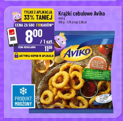 Krążki cebulowe Aviko promocja w POLOmarket