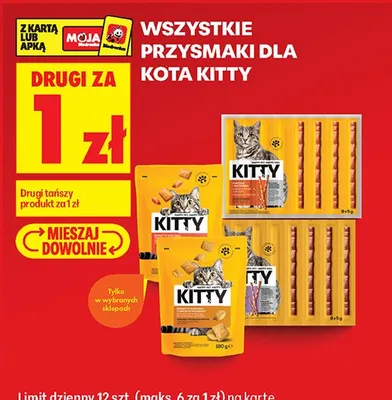 Przysmaki dla kota Kitty promocja w Biedronka