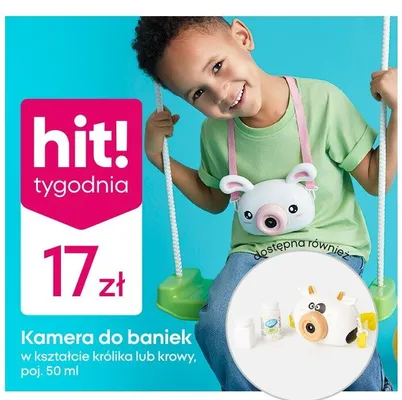 Kamera do baniek w kształcie krowy promocja w Pepco