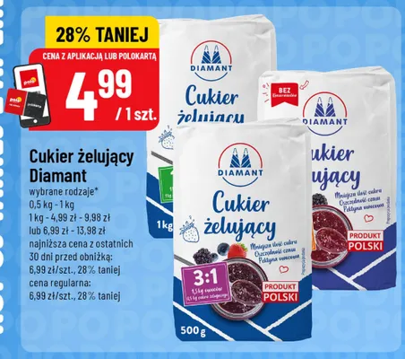 Cukier żelujący Diamant 3:1 promocja w POLOmarket