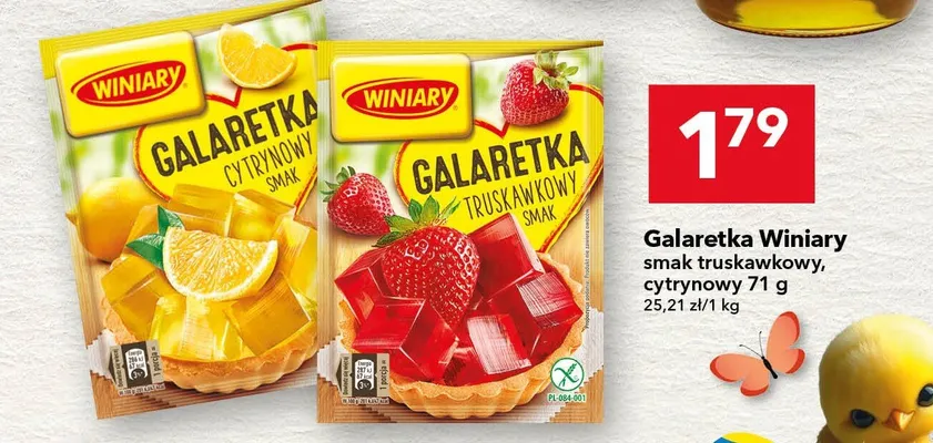 Galaretka smak truskawkowy promocja w LEWIATAN