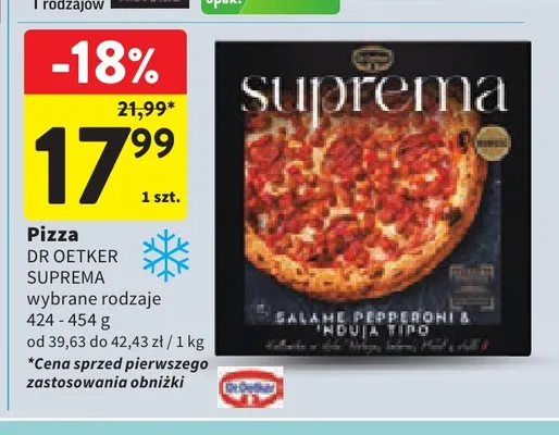 Pizza Dr. Oetker Suprema promocja w Intermarche