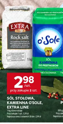 Sól kamienna Extra Line promocja w Stokrotka