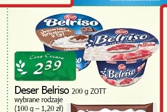 Deser Belriso Zott promocja w CEZAR Delikatesy