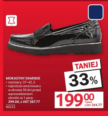 Mokasyny damskie promocja w Selgros