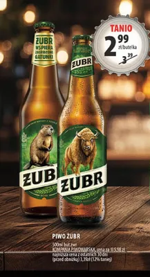 Piwo Żubr promocja w Arhelan